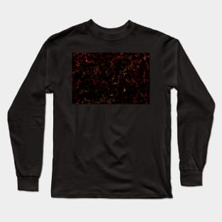 Red and gold nebula Long Sleeve T-Shirt